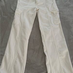 Judy Blue Off-White Straight Leg Pants